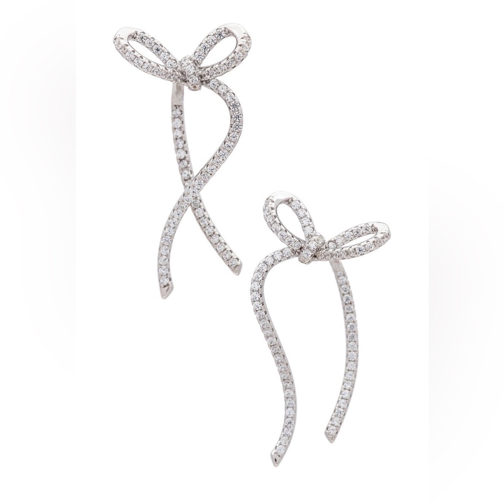 Shashi Caroline Earrings in Silver